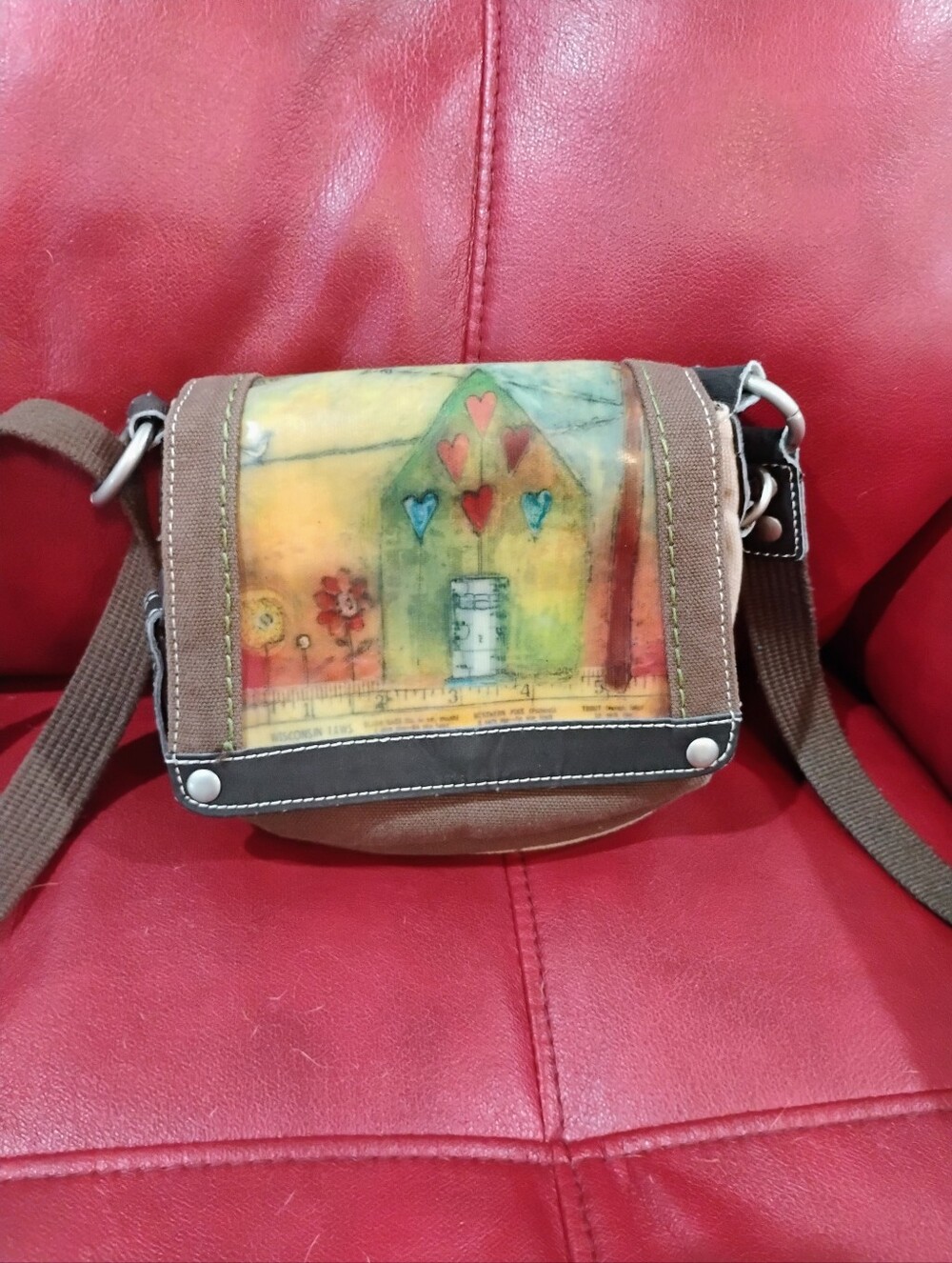 Vintage Sherpani Small Crossbody Bag